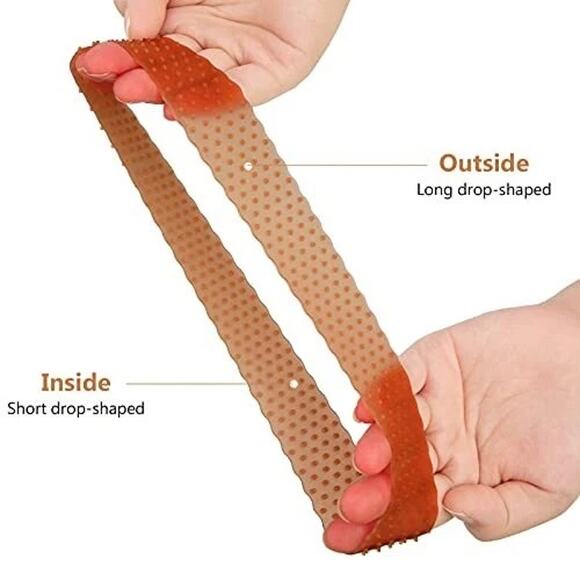 Silicone Non Slip Wig Grip Band Gripper Headband Tan 3 Pack Sport Elastic - Picture 2 of 6